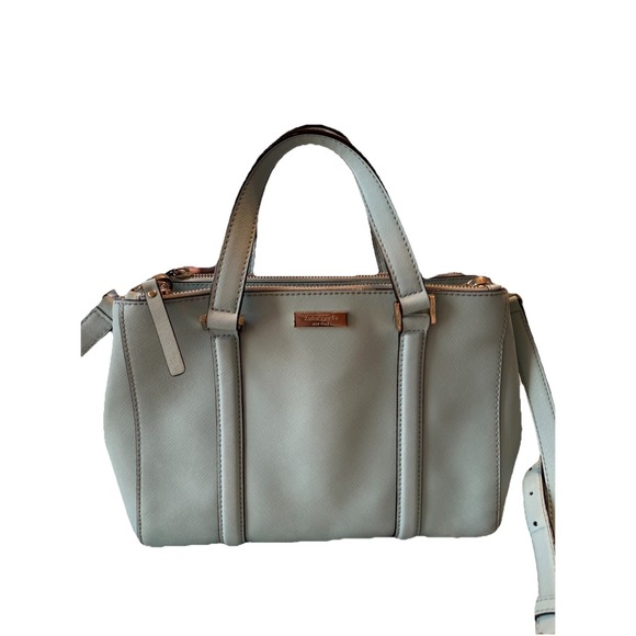 kate spade new york Handbags - kate spade NEW YORK Mint Green Leather Purse W/Removable Strap Gently Used